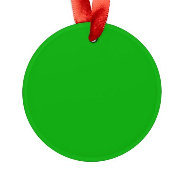 Alternative view of Acrylic Ornament with Ribbon